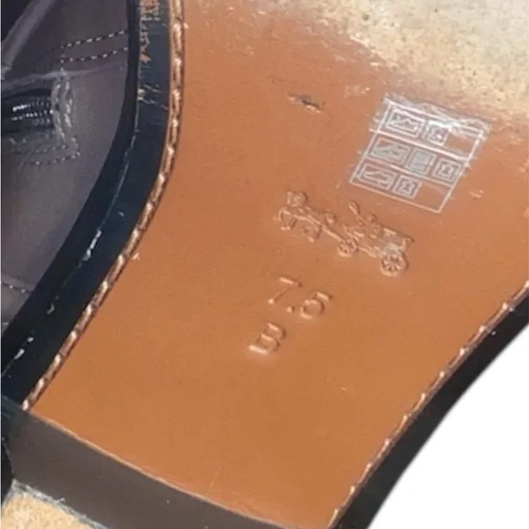 Coach Cecilia leather knee-high riding boots size 7.5 B equestrian - Picture 10 of 16